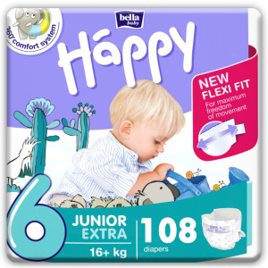 BELLA baby Happy Windeln Gr.6 Jun.extra 16+ kg BP